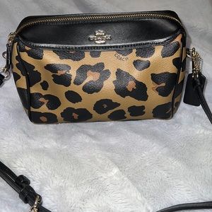 Cheetah print Coach bag